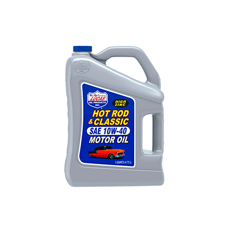 ACEITE DE MOTOR HOT ROD & CARROS CLASICOS SAE 10W40 x GALON - LUCAS