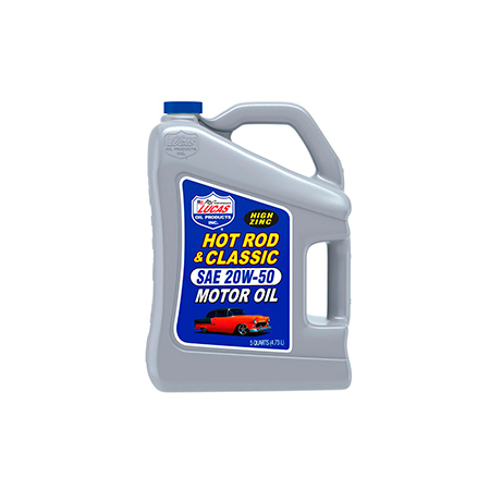 ACEITE DE MOTOR HOT ROD & CARROS CLASICOS SAE 20W50 x GALON - LUCAS