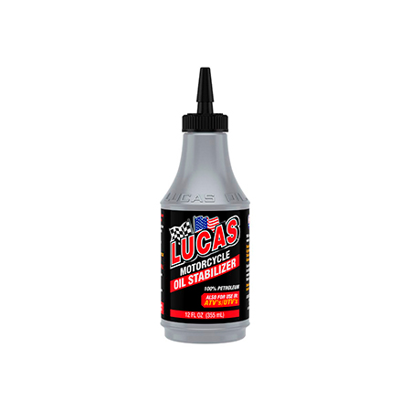 ESTABILIZADOR DE ACEITE PARA MOTOCICLETA (12Oz - 355ml) - LUCAS
